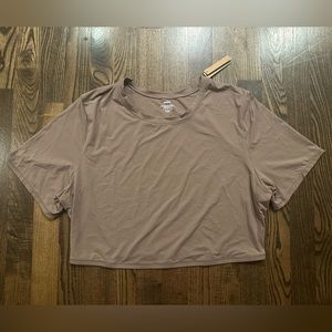 NWT Women’s SKIMS Fits Everybody Crop Top T-shirt